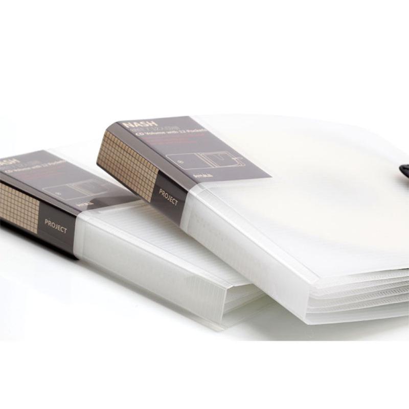 CD DVD Dyski Torba do przechowywania Pakiet z zamknięciem klamrowym Przechowuj 12 szt. CD