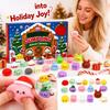 Calendario de Adviento Navideño para Adultos con Juguetes Sensoriales Suaves - Caja de Regalo de Cuenta Atrás Sorpresa Linda