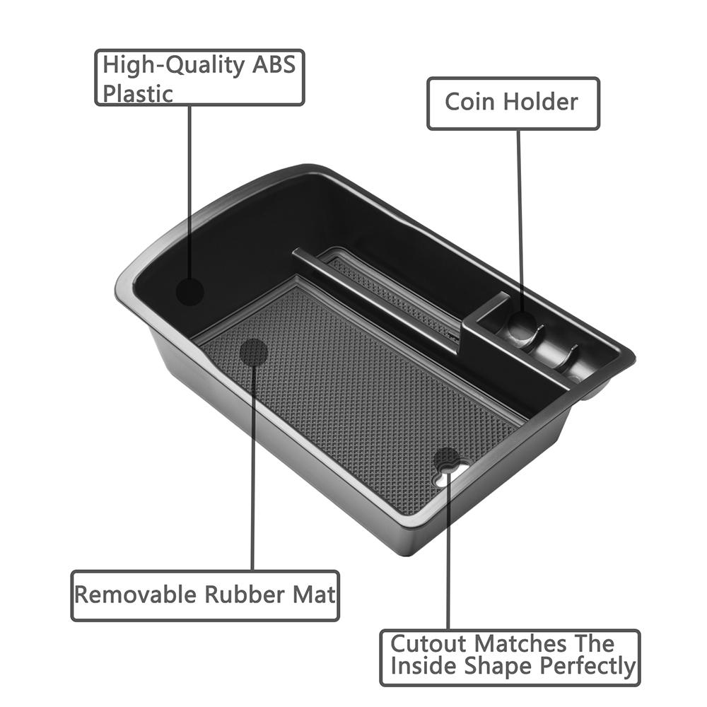 SixthSmoy Center Console Organizer for Genesis GV80 2025 2025 2025 2025 Accessories, Armrest Insert Tray Secondary Storage Box