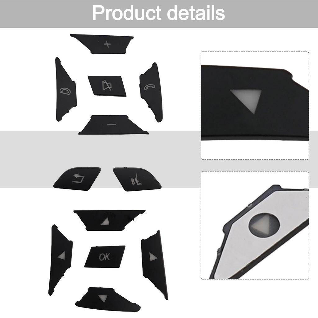 12st/set Rattknapp För Mercedes För Benz E C G För Klass 2012-2016 För GLA ML för GL GLK GLE För GLS 2012-16