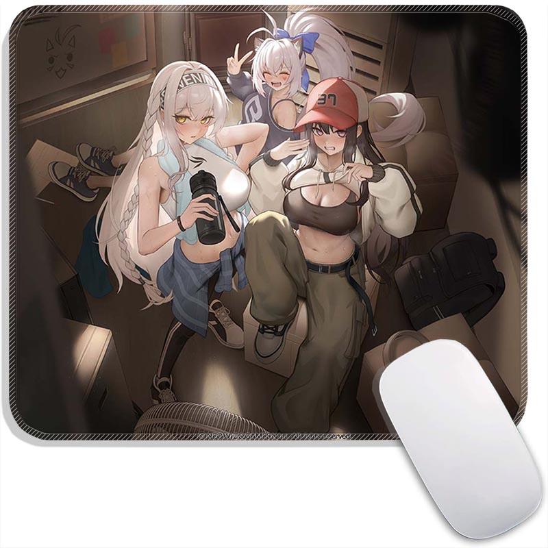Anime B_Brown Dust II Mouse Pad Small Gaming Mousepad Gamer Non-Slip Edge Standard MousePads PC Compact Stitched Office Mousemat