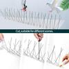 Outdoor Pigeon Spikes Deterrent Wire Stainless Steel Spikes Garden Fence Roof Bird Repeller Anti Pigeon Squirrel Bird Repellent