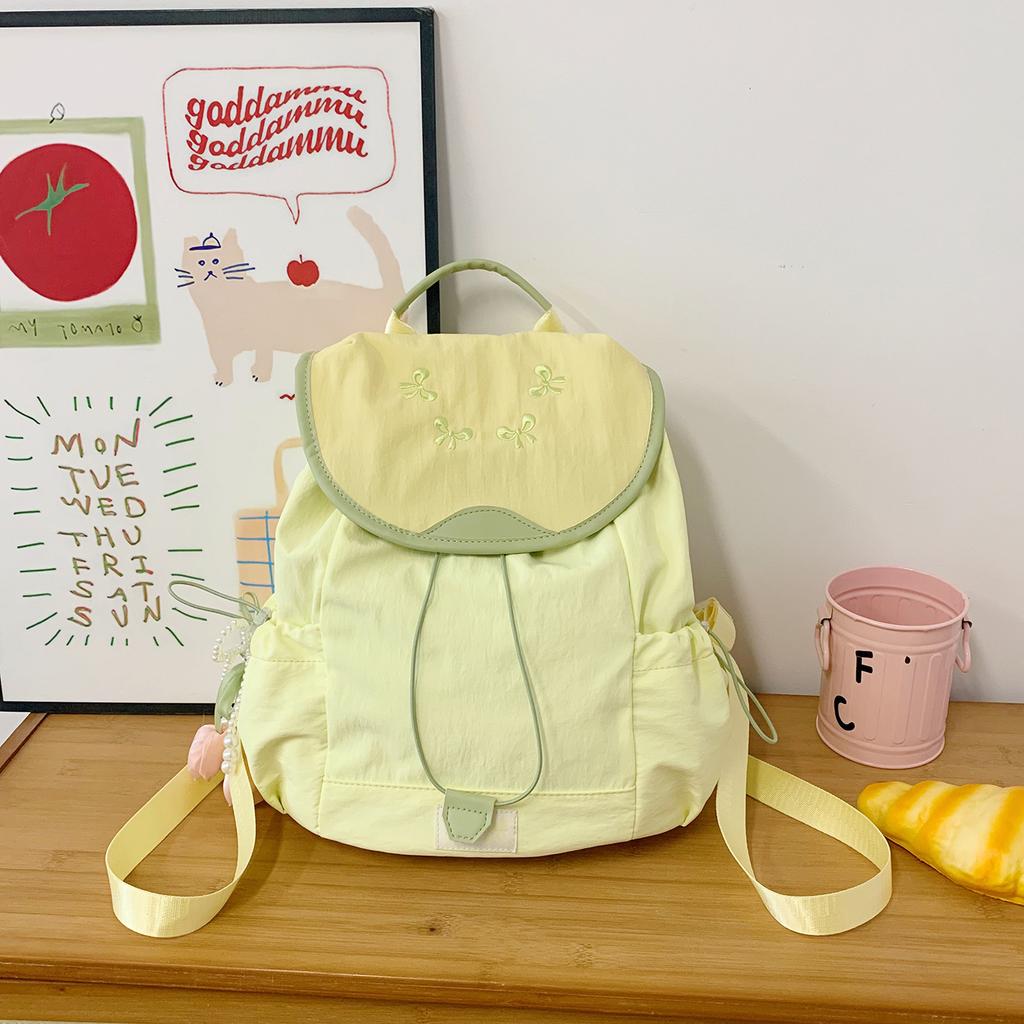 Schoolbag cute bag backpack girl cute backpack versatile commuter travel small backpack schoolbag women's bag