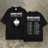 Bruno Mars The RoUnisextic Tour Printed Tshirt Unisex Unisex Short Sleeve Streetwear Unisexs Tshirt Top 2026 Summer New Cotton Clothing