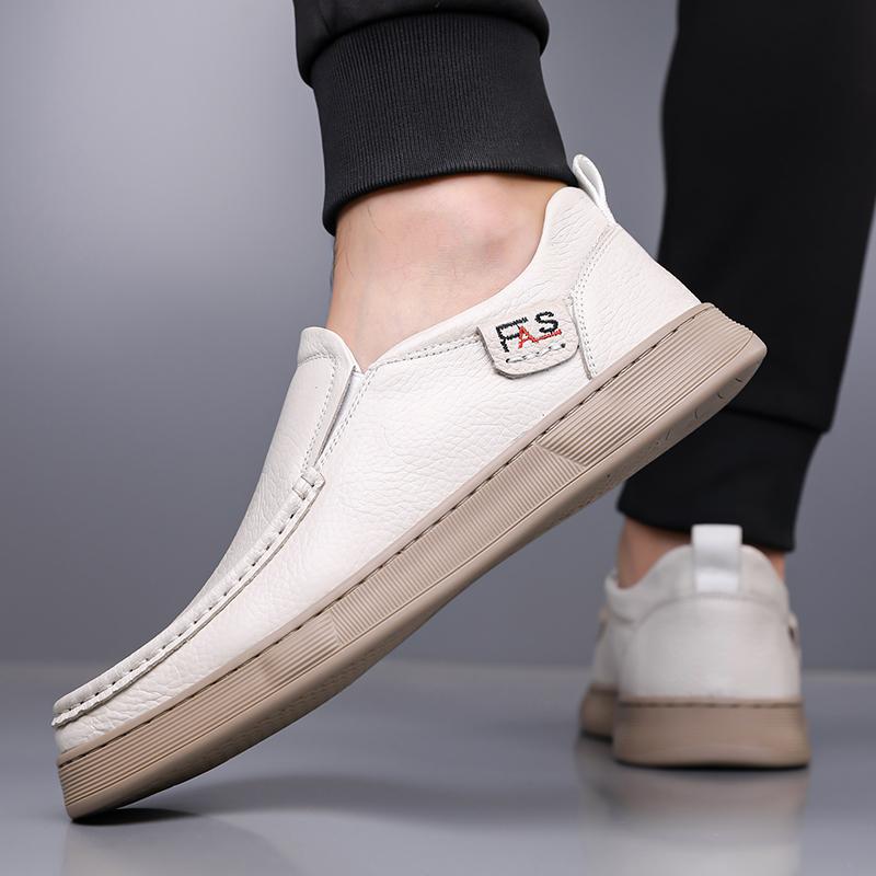 Quality Soft and Comfortable Travel Casual Shoes Branded Men's Low Top Business Leather Shoes Fashionable and Breathable Loafers