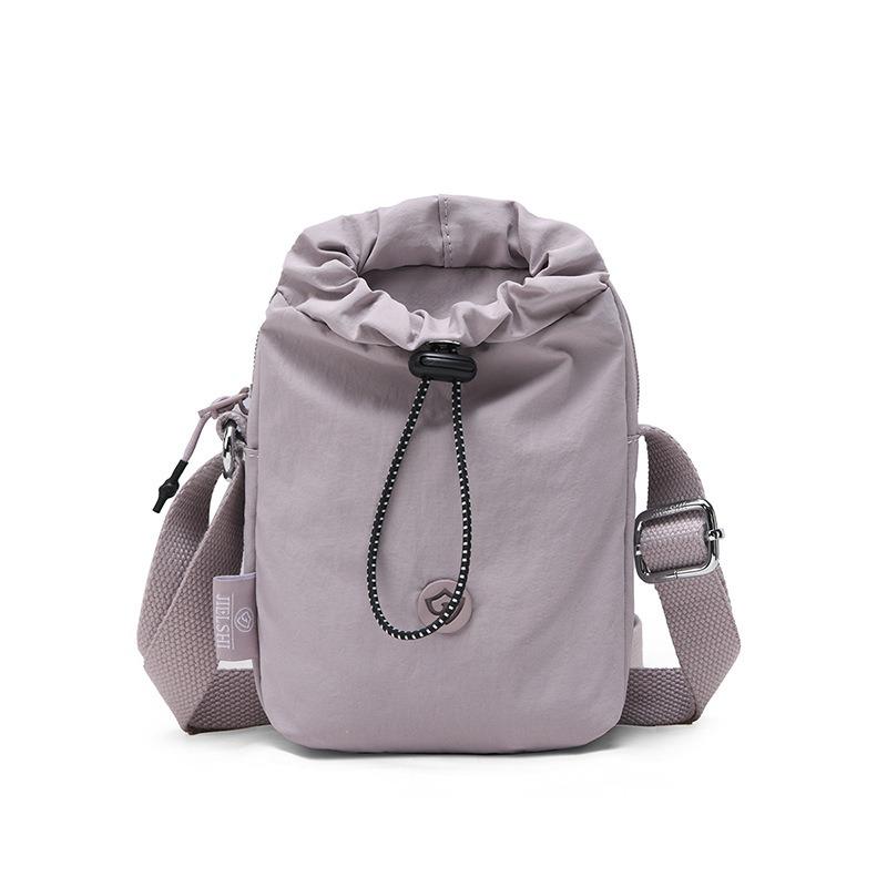 Sommer neue Umhängetasche multifunktionale lässige Umhängetasche minimalistische Kordelzugtasche Trinkflaschentasche Sport Damen Tasche