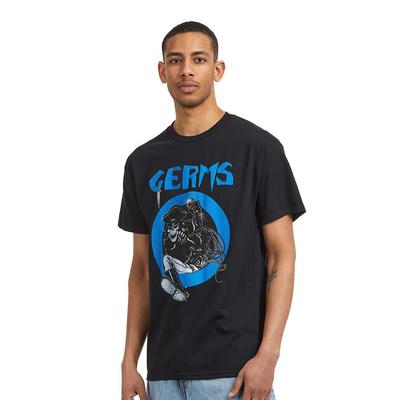 Germs Lederskelett Schwarzes Unisex T-Shirt