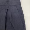 chaos Gentleman Lady Navy Rayon X Linen Two-Pleated Pants Bottoms 38 NavyUsed