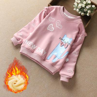 T-shirt a maniche lunghe per bambina in autunno primavera per ragazze Cartoon Teen Children Fashion Outwear Clothes Tees Tops
