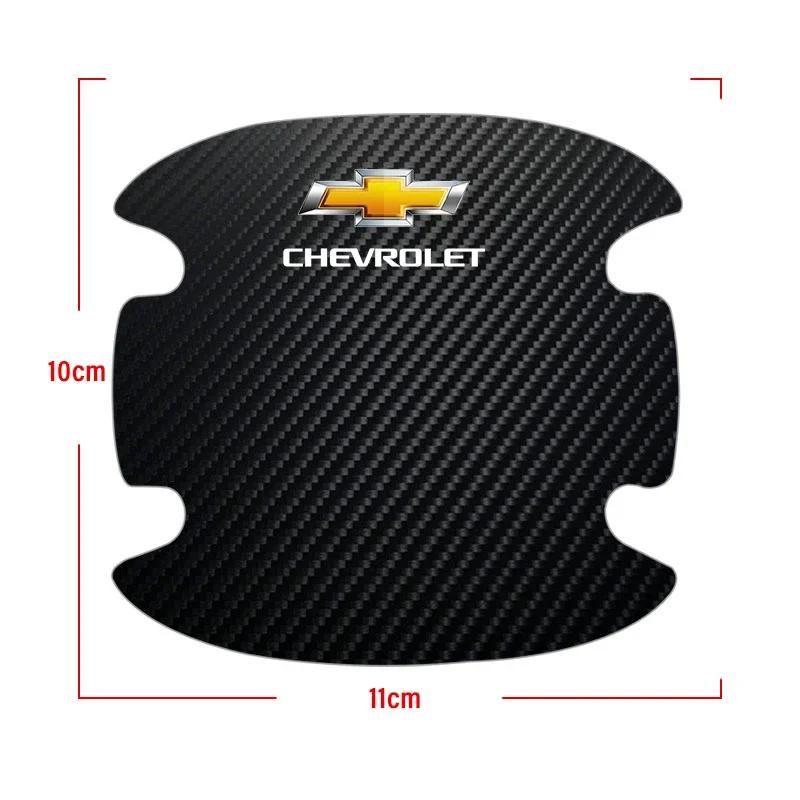 Automobilio durų lipdukas Anglies pluošto įbrėžimams atsparus dangtelis Chevrolet Silverado Impala Malibu Equinox Cruze Camaro Spark Aveo