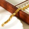 Hot Sale Simple Premium Strap Bracelet Plated 18K Gold Stainless Steel Waterproof Versatile Jewelry Women