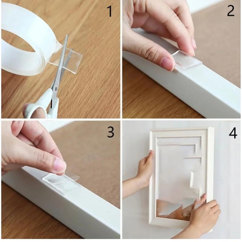 Ultra-strong Double Sided Adhesive Monster Tape Home Appliance Waterproof Wall Stickers Home Improvement Resistant Tapes