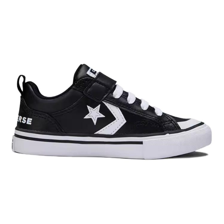 Converse Pro Blaze Strap Ox Comfortable Versatile Low Top Kids Skate Shoes Kids Sneakers Black A08477C