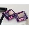 Beautiful Natural Alexandrite Color Changing 24+ Ct Baguette Cut Pair Gemstone
