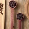 Wooden Measuring Scoop Brown Kitchen Measuring Tools Wooden Measuring Spoon  Coffee Measuring