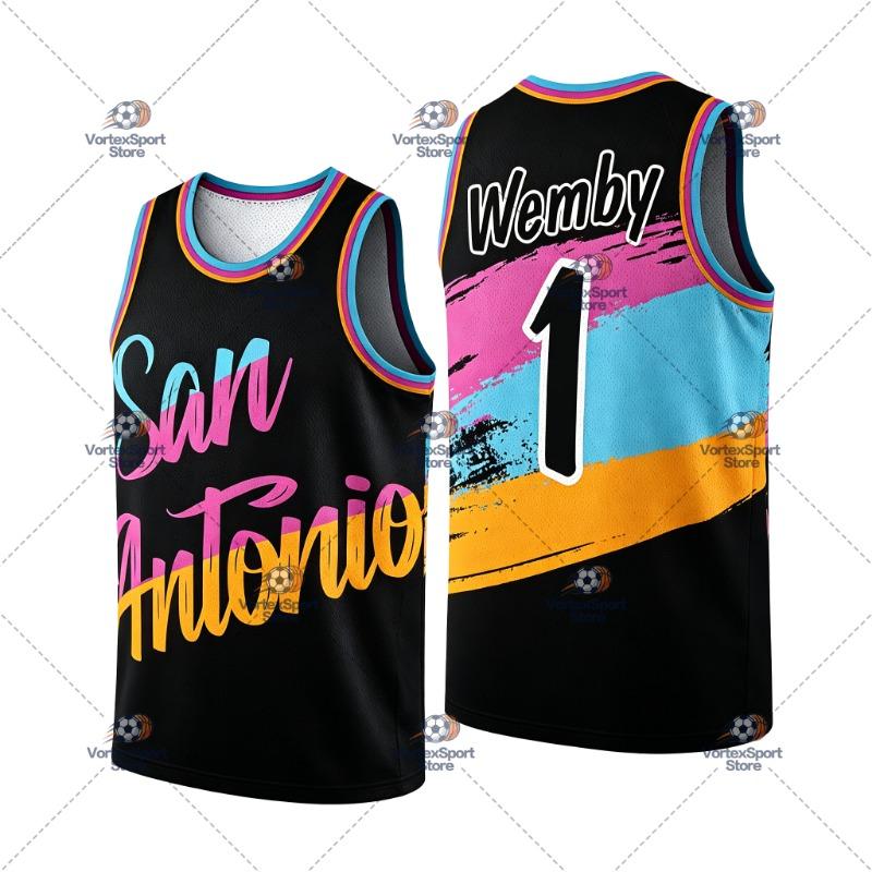 Children's NO.1 Wenbanyama Basketball Quick-drying Vest Men's Sleeveless O-neck Basketball Sports Tranning Jersey Vest