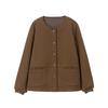 Women's Spring-Autumn 2025 Fashionable Age-Defying Round Neck Cardigan - Thin, Stylish Sweatshirt for Middle-Aged Moms