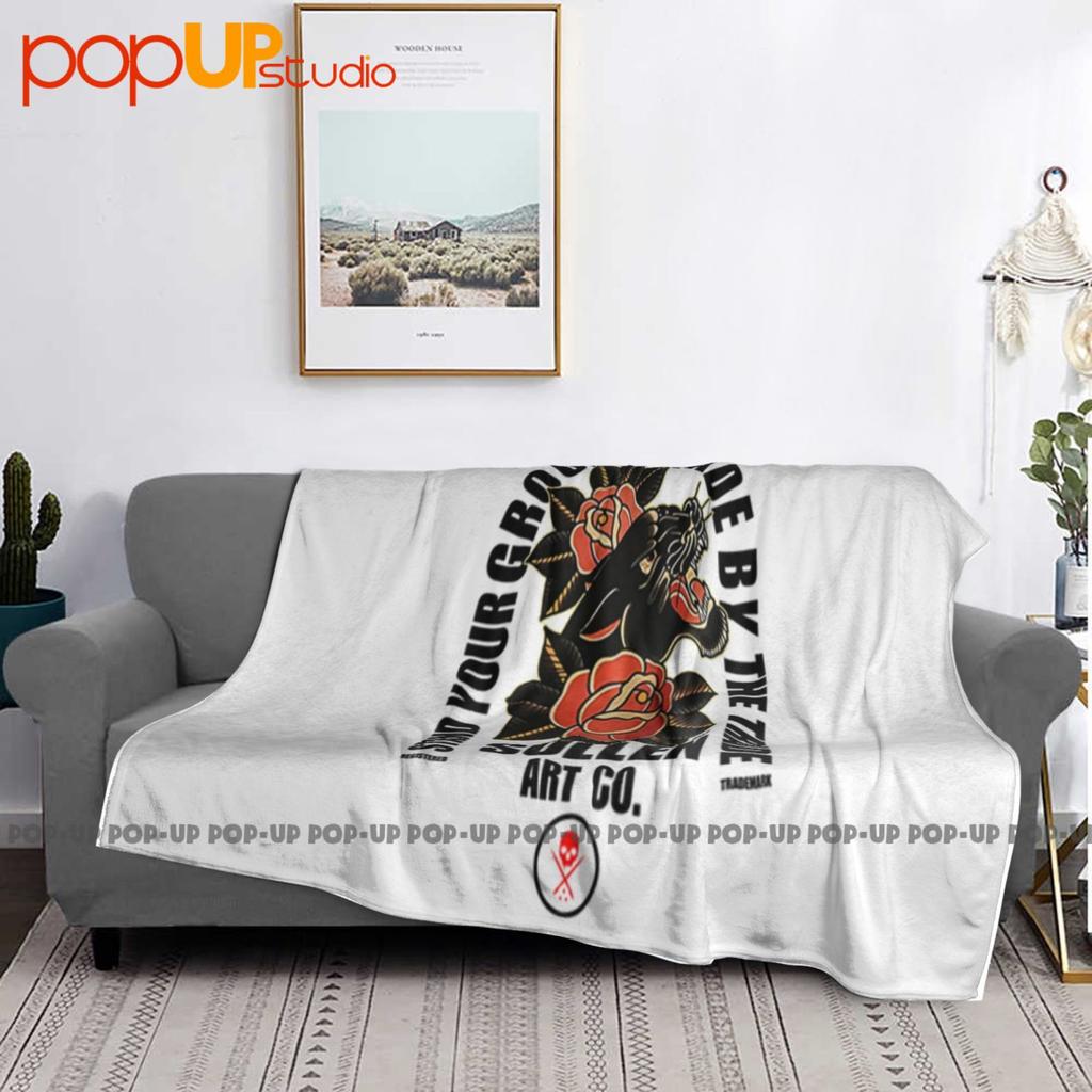 Sullen Chambers Panther Roses Tattoos Ultra-Soft Blanket Quilt Winter Sofa Cover Bed Covers