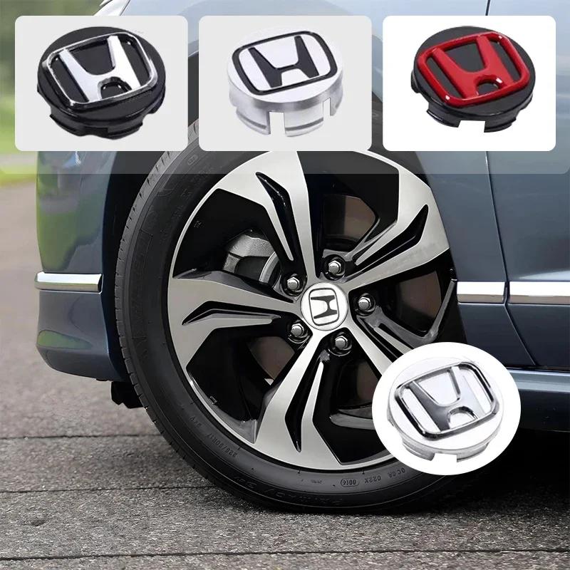 TR1-4Pcs Car Hub Cap Wheel Center Cover Decoration Accessories For Honda Civic Fit Jazz Accord Pilot CRV Odyssey Passport City HRV