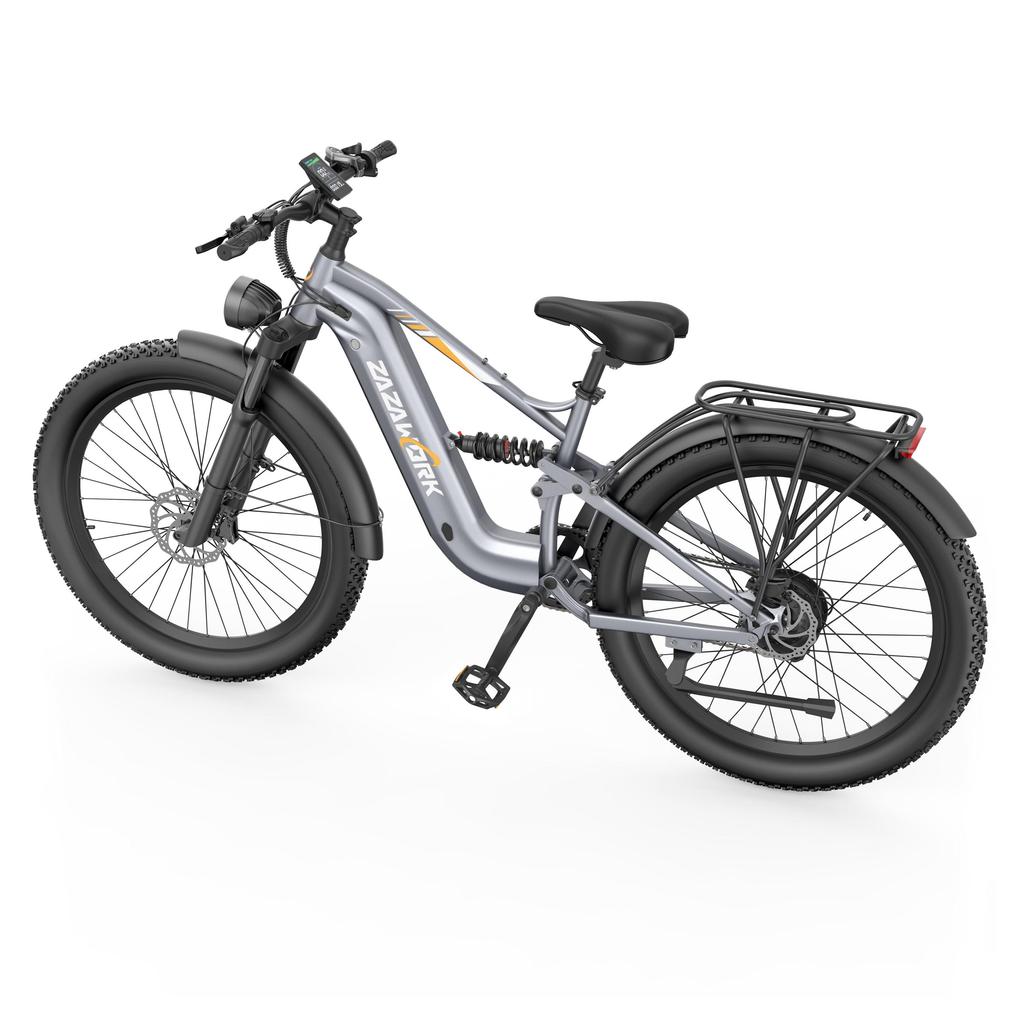 ZAZAWORK CF500 Electric Mountain Bike, 48V 20Ah Battery, 90km Range, Hydraulic Disc Brakes