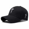 Embroidery Cross Baseball Cap Breathable Peaked Caps Outdoor Hats Fashion Gift