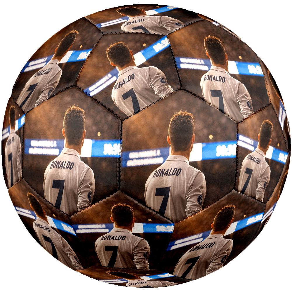 Cristiano Ronaldo Soccer Ball Size 5 Football Machine Sewn Indoor/Outdoor Universal Football Unique Gift for Soccer Lovers