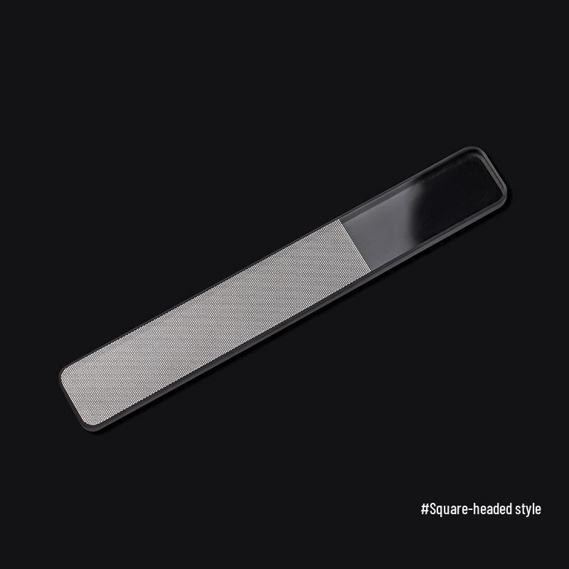 Nano Glass Nail File - Black Technology Manicure Polisher for Shaping and Mattifying Nails