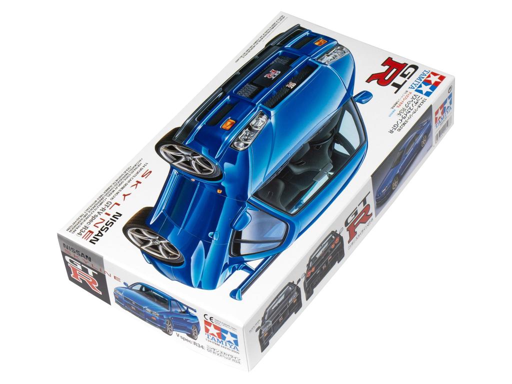 Tamiya Sports Car Series Nissan Skyline V Spec R34 Plastic Model 24210 1/24 No.210 GT-R