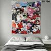 Inuyasha Timeless Adventures Tapestry Wallmounted Fashion Print Home Decor Wall Covering Decoration Homestay Soft Decoration Tapestry