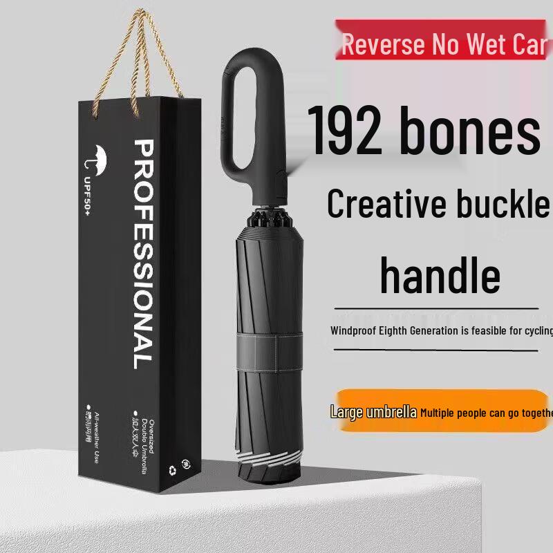 

HANDUNYOU Automatic Reverse Folding Sun and Rain Umbrella