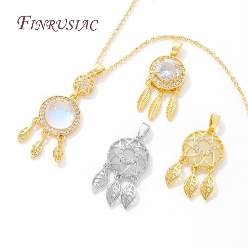 18K Real Gold Plated Crystal Charms For Jewelry Making,Trendy Jewellery Charms Accessories,Pendant For Needlework