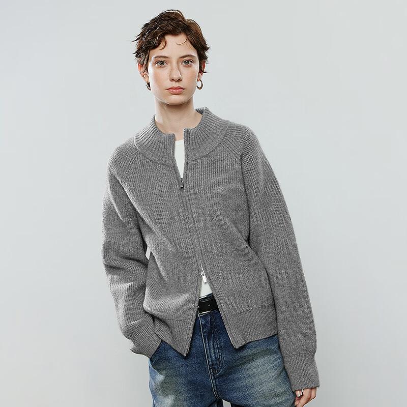 Women's Half-Zip Knit Cardigan Sweater