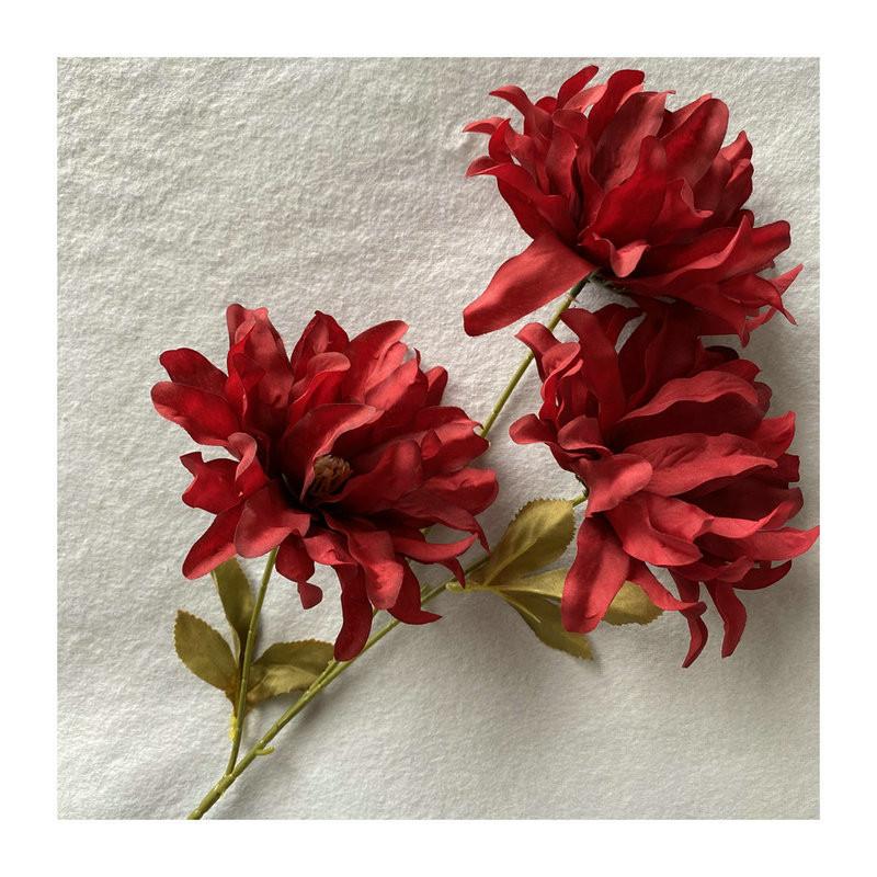 Durable Dahlia Wedding Flowers Artificial Bouquets For Aisle Decoration Gift