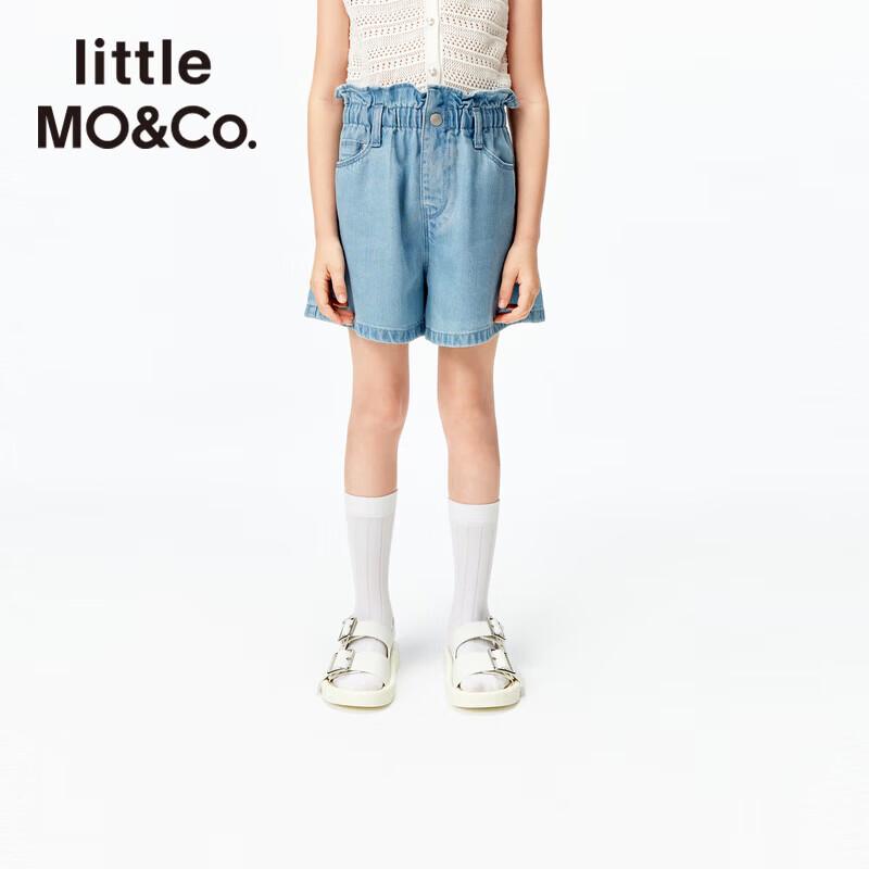 little MO&Co. Girls Casual Lyocell Denim Shorts 110