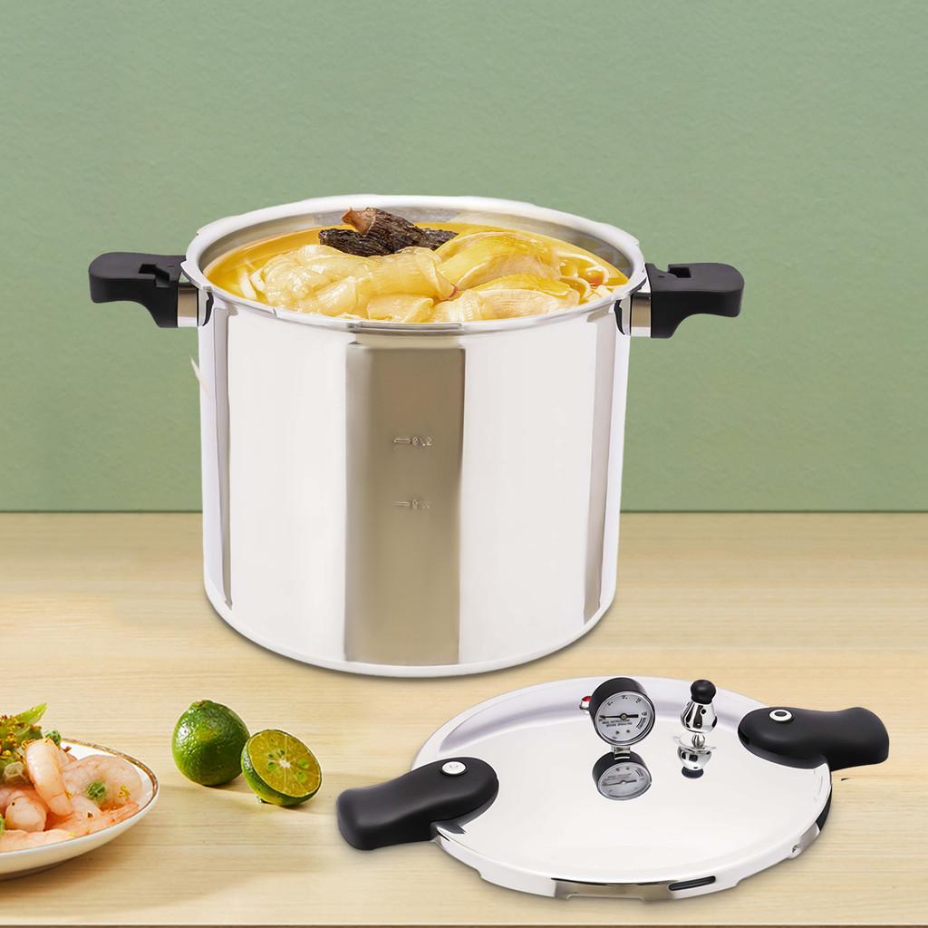 22L 90Kpa Thickened Explosion-proof Pressure Cooker Pot Large Capacity Stew Pot Aluminium Alloy Pressure Canner