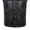 Classical Motorcycle Biker Real Cow Leather Vest Men Genuine Leather Vests