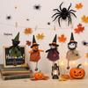 Cartoon Burlap Elf Pumpkin Doll Pendant for Halloween Decorations and Scene Dressing