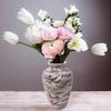 3D Puzzle Vase DIY Puzzle Vase Flower Holder 160 Curved Puzzle Pieces Decorative Floral