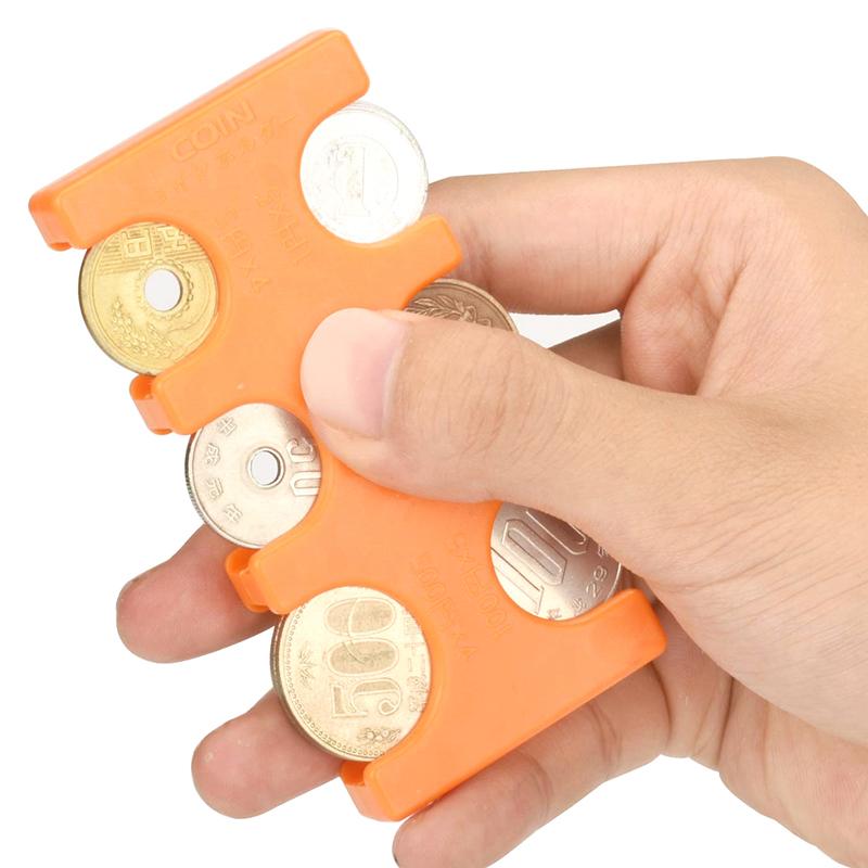 Mini Euro mincovník Plastová úložná krabička Sbírka mincí Peněženka Organizér na peněženku Držák na mince do auta