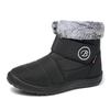 -3 large size women's shoes, winter new cotton shoes medium tube piled thickened warm snow boots