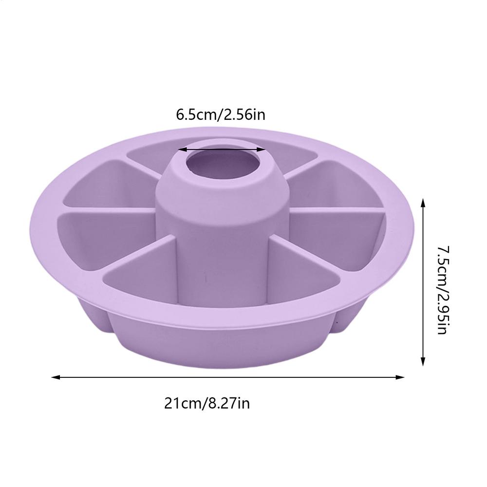 Snack Tray Organizer with 6 Compartments Silicone Snack Bowl for Kids Beach Sofa Bed Table Candy Cracker Serving Food