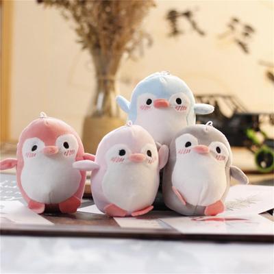 (H0826)12cm Penguin Toy Quality Penguin Animal Keychain Upholstered Toy Plush Doll