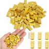 50/100 stuks Ultra-Realistische Mini Goudstaven Gesimuleerde Goudstaven Model Sets DIY Sieraden Accessoires Massief Materiaal