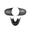 3pcs ABS Carbon Fiber For BMW MINI Cooper F54 F55 F56 F57 F60 Steering Wheel Trim Cover Sticker Car Interior Accessories