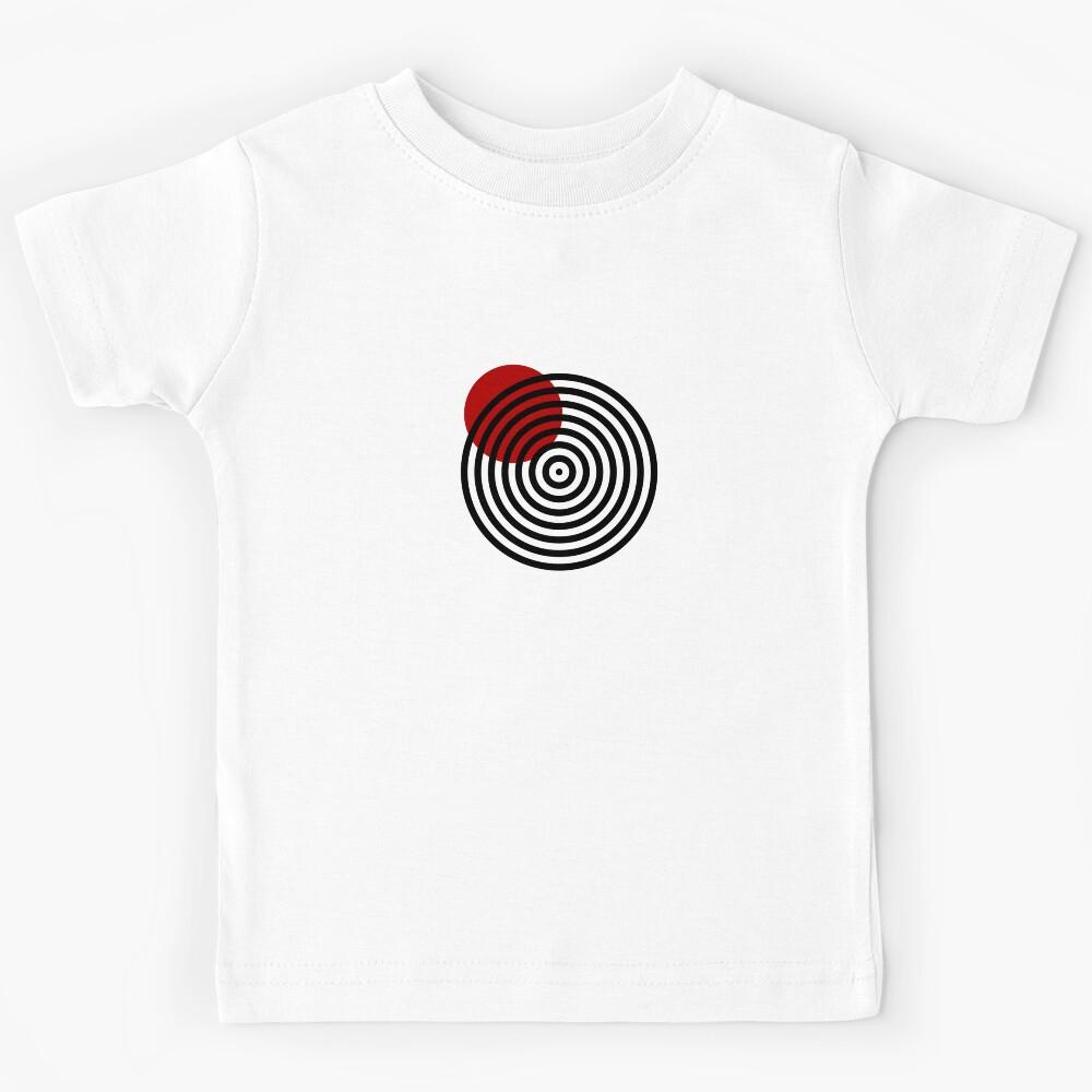 Red dot on circle Kids T-Shirt 160