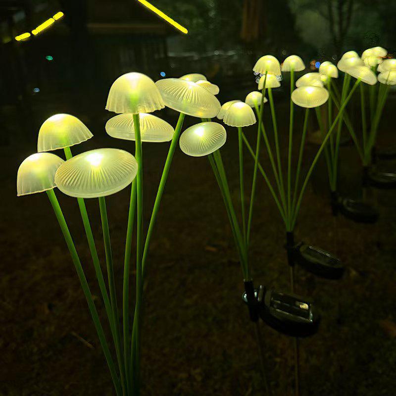 

Садовые фонари-медузы на солнечной батарее для улицы: Декоративное освещение для газона и патио