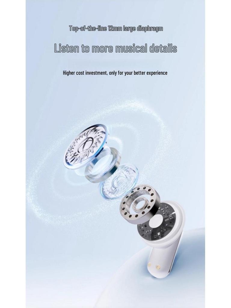 Q10 Couple's Bluetooth Earphones: High Sound Quality, Long Battery Life, Noise Reduction, Secure Fit, Set of Four.