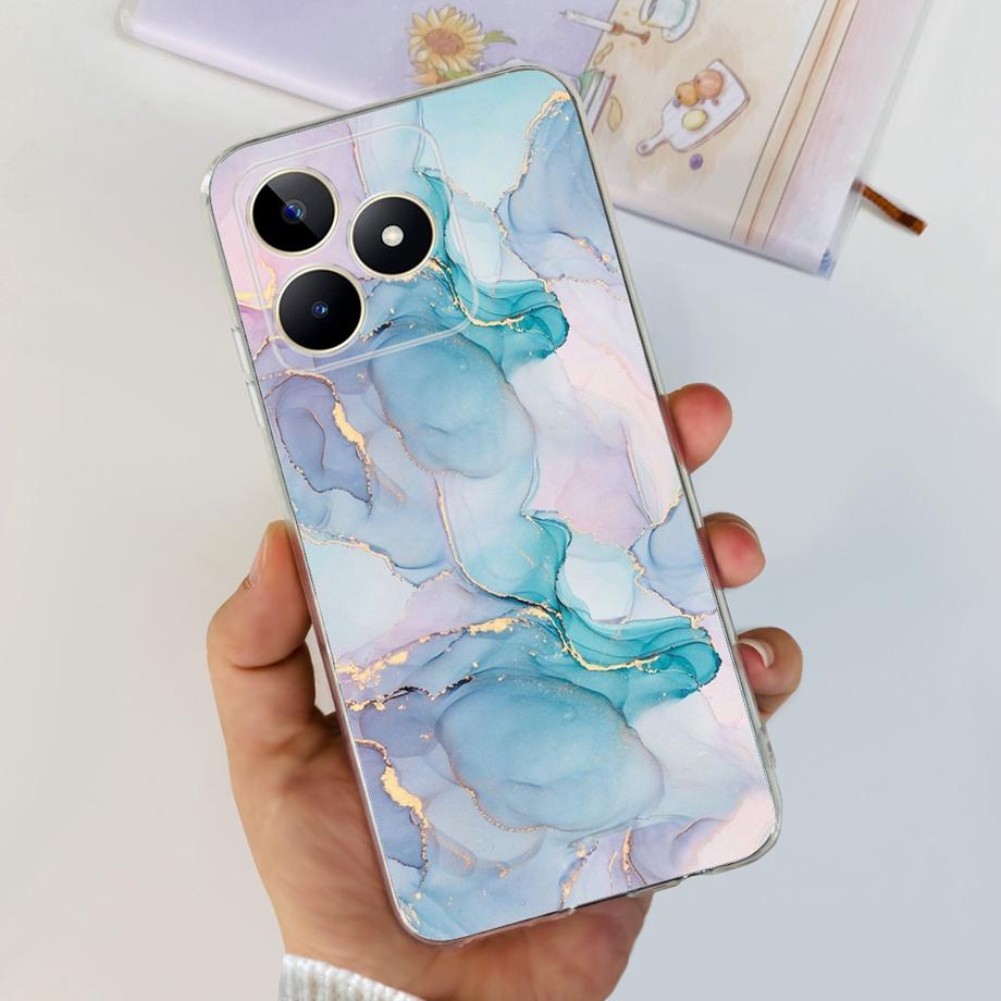 

For Realme C51 RMX3830 / Realme C53 RMX3760 Global Phone Cover Cases Transparent Soft TPU Capas Etui For RealmeC51 C 51 Housing Realme C51