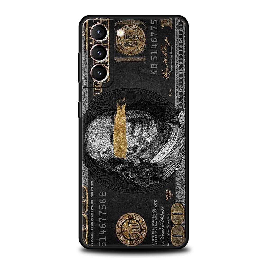 

Luxury Bitcoin B Phone Case For Samsung Galaxy S25 Edge S24 S23 S22 S21 Ultra S20 FE 5G S10 S10E S9 Plus Soft TPU Cover Galaxy S24 FE