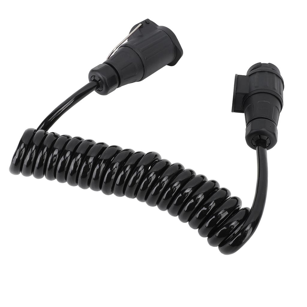 13Pin to 13Pin Trailer Wiring Connector 13 Way Round Extension Plug Adapter for Trailer RV Caravan Boat